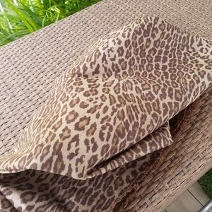 Leopard ultrasuede fabric